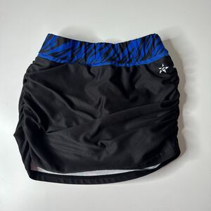 REBEL ATHLETIC PRODIGY MIDNIGHT BLACK ROYAL PRACTICE SKIRT ADULT SMALL AS